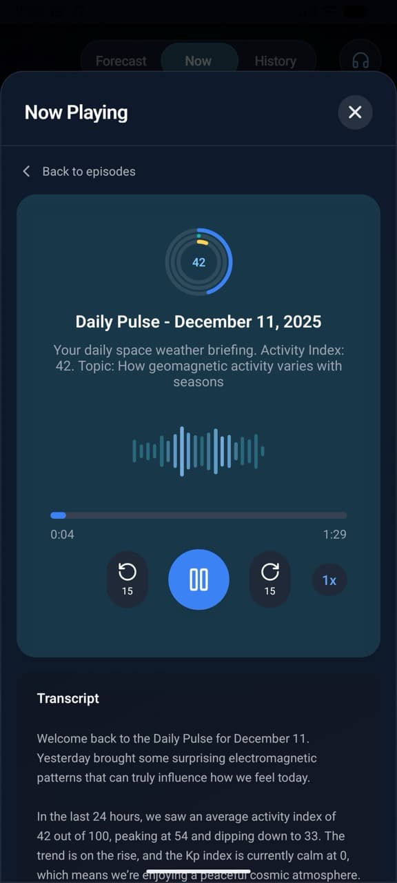 Audio Episodes preview
